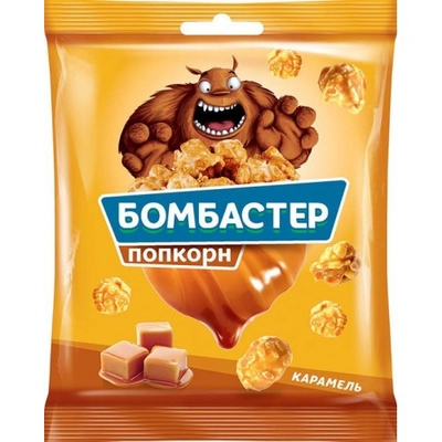 Попкорн БОМБАСТЕР карамель 50 г