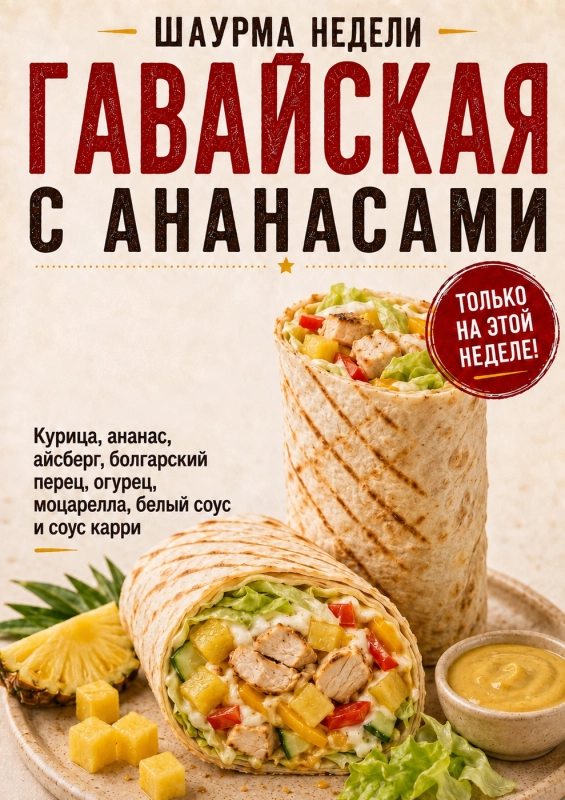 Шаурма гавайская ИП Купреев