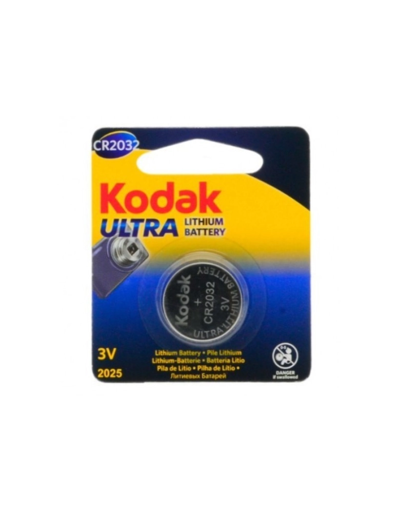 Батарейка KODAK "Ultra" 2032 литиевая 1 шт