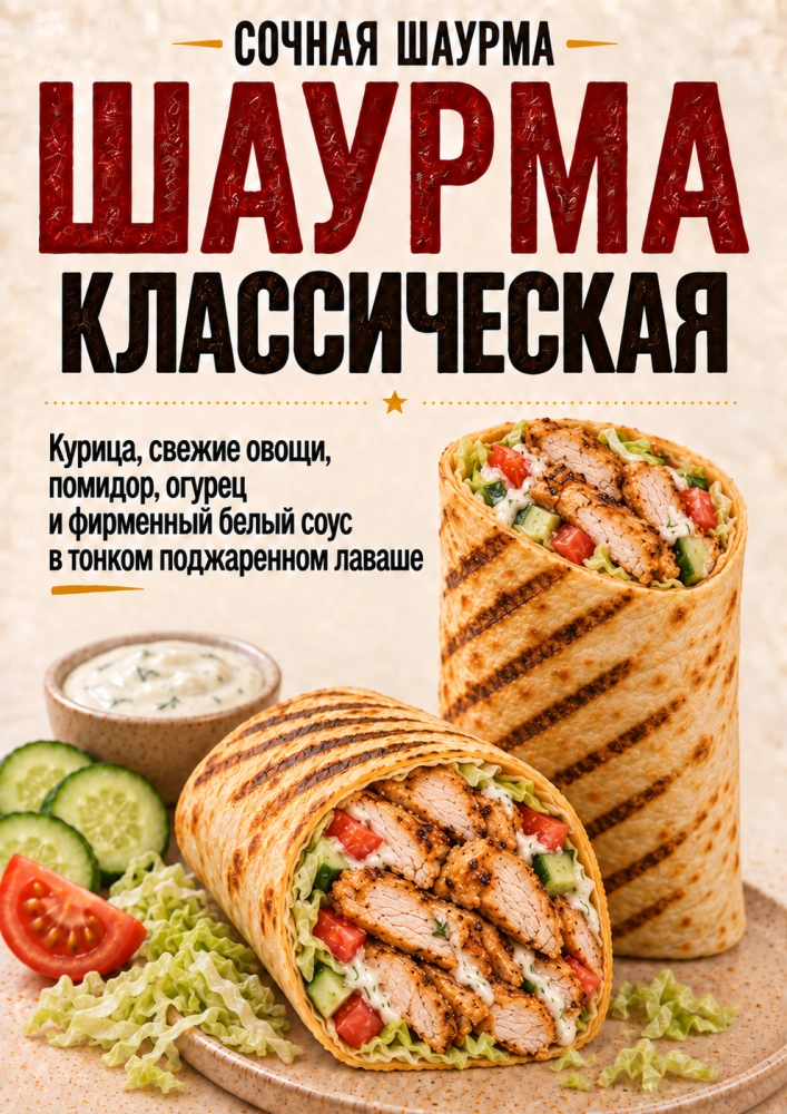 Шаурма с курицей Купреев