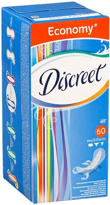 Прокладки ежедневные Discreet Air multiform упаковка 60