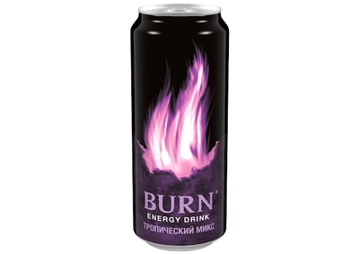 Напиток энергетический BURN Тропический микс 0,5 л