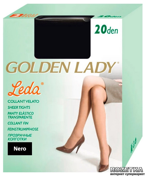 Колготки GOLDEN LADY "Leda" nero (черный) 3M 20 den