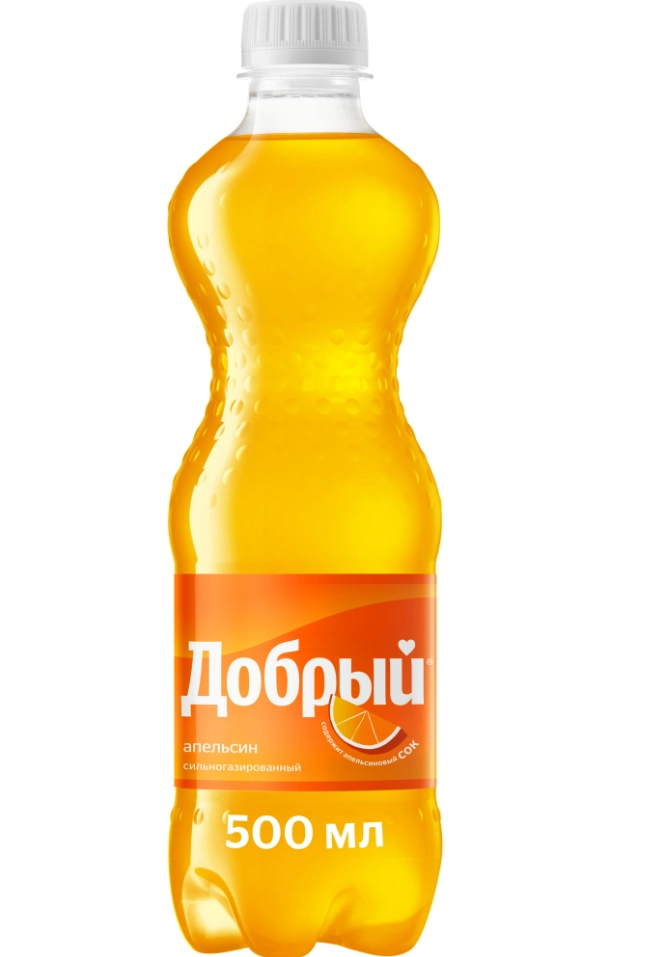 Напиток ДОБРЫЙ "Апельсин с витамином C" газированный 500 мл