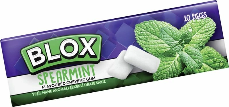 Жевательная резинка BLOX мята 13.5 г