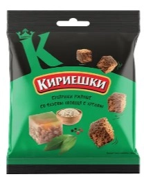 Сухарики КИРИЕШКИ ржаные холодец с хреном 40 г