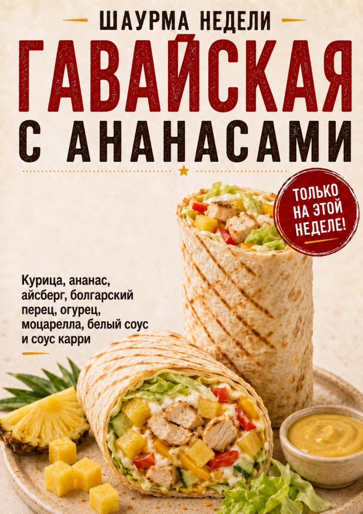 Шаурма гавайская ИП Купреев