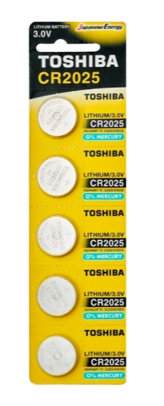 Батарейка TOSHIBA CR2025 литиевая 1 шт