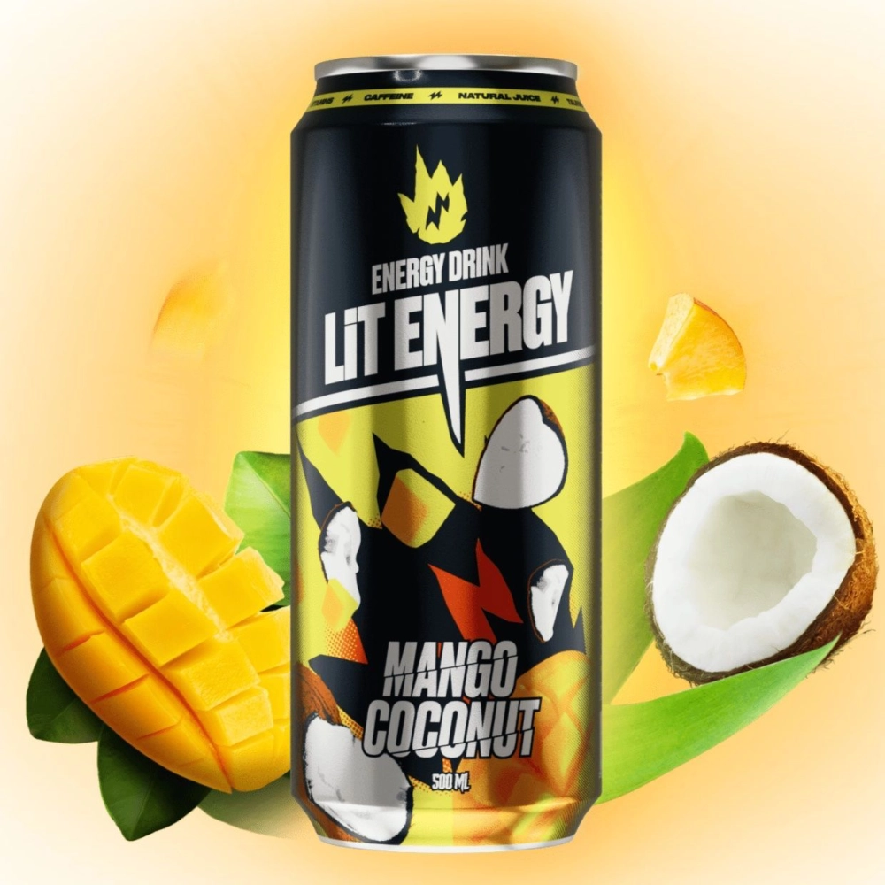 Напиток энергетический LIT ENERGY Mango Coconut 0,45 л
