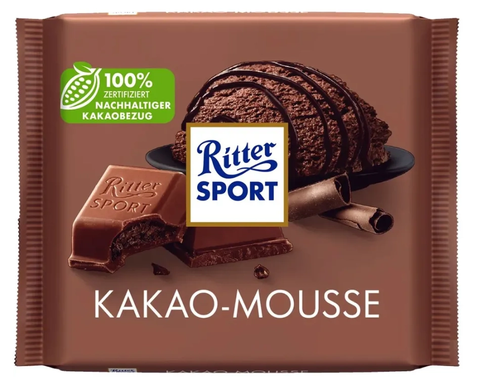 Шоколад RITTER SPORT "Kakao Mousse" молочный 100 г