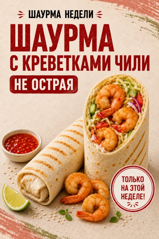 Шаурма с креветкой ИП Купреев