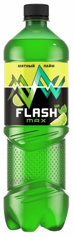 Напиток энергетический FLASH UP ENERGY "Мятный лайм" газированный 1 л