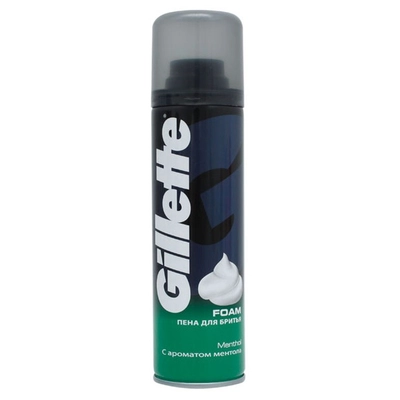 Gillette Foam Пена д/бритья с ментолом балл. аэроз. 200 мл