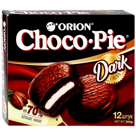 Печенье ORION Choco-Pie "Dark" 360 г