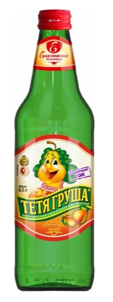 Напиток ЕЛИСЕЕВСКИЕ ЛИМОНАДЫ Напиток ЕЛИСЕЕВСКИЕ ЛИМОНАДЫ "Тетя Груша" сильногазированный 0.5 л с/б