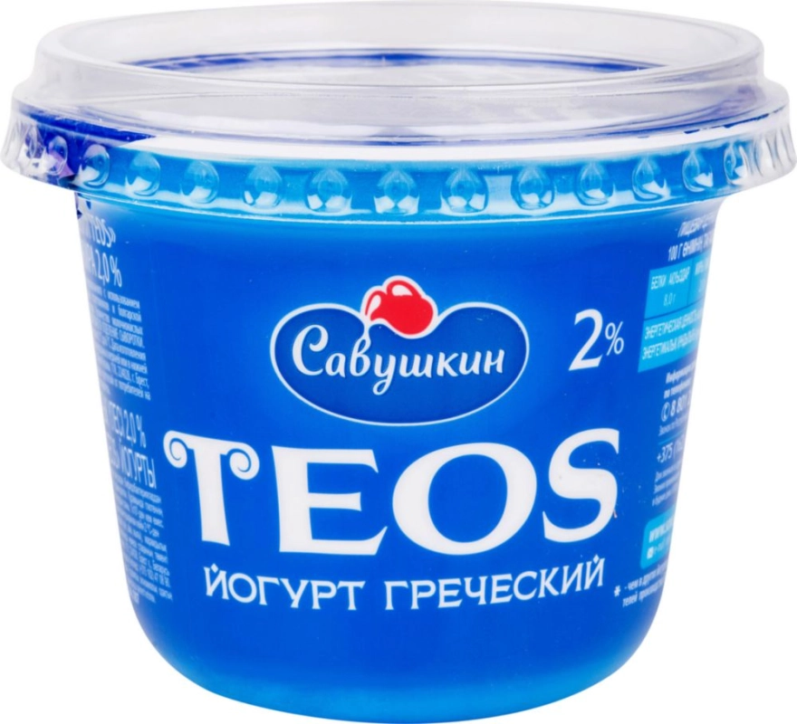 Йогурт  САВУШКИН "Teos Греческий" 250 г 2%