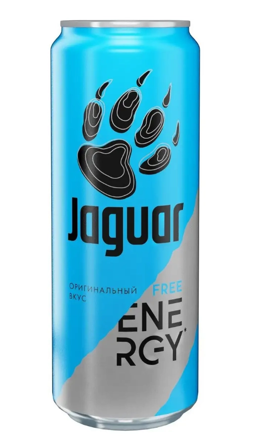 Напиток энергетический JAGUAR "Free" 0.45 л