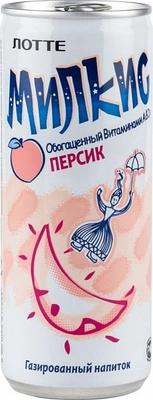 Напиток МИЛКИС персик газированный 0.25 л
