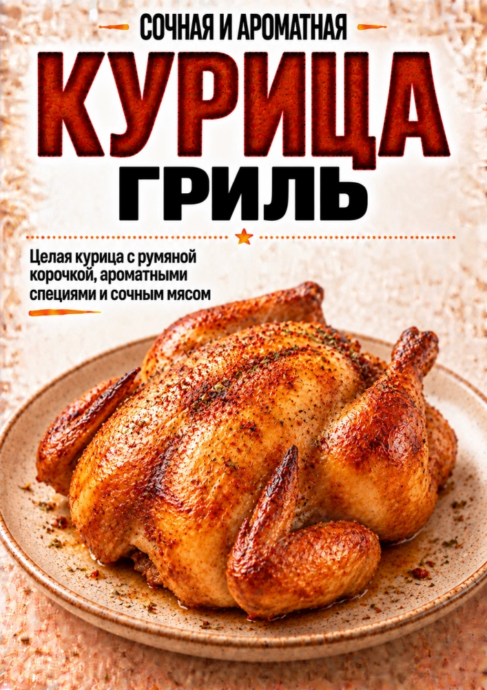 Курица гриль жареная 1 кг