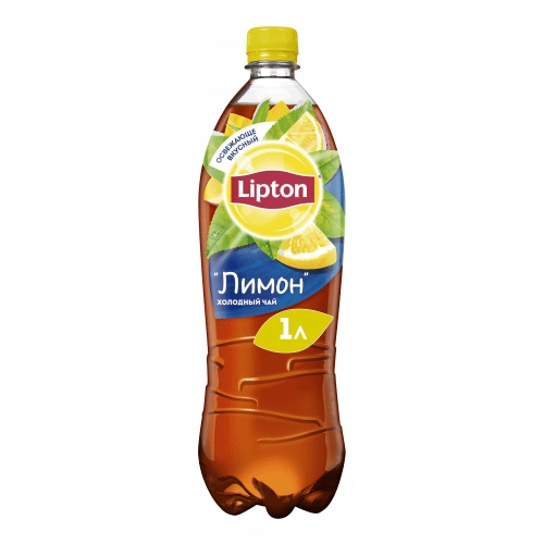 Холодный чай LIPTON черный лимон 1 л