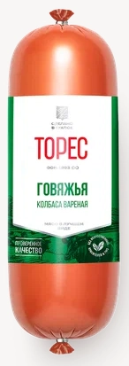 Колбаса ТОРЕС Колбаса ТОРЕС "Классическая" вареная третий сорт 450 г