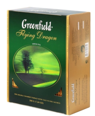 Чай зеленый GREENFIELD "Flying Dragon" 100х2г