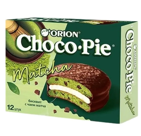 Печенье ORION "Choco Pie Matcha" глазированное 360 г