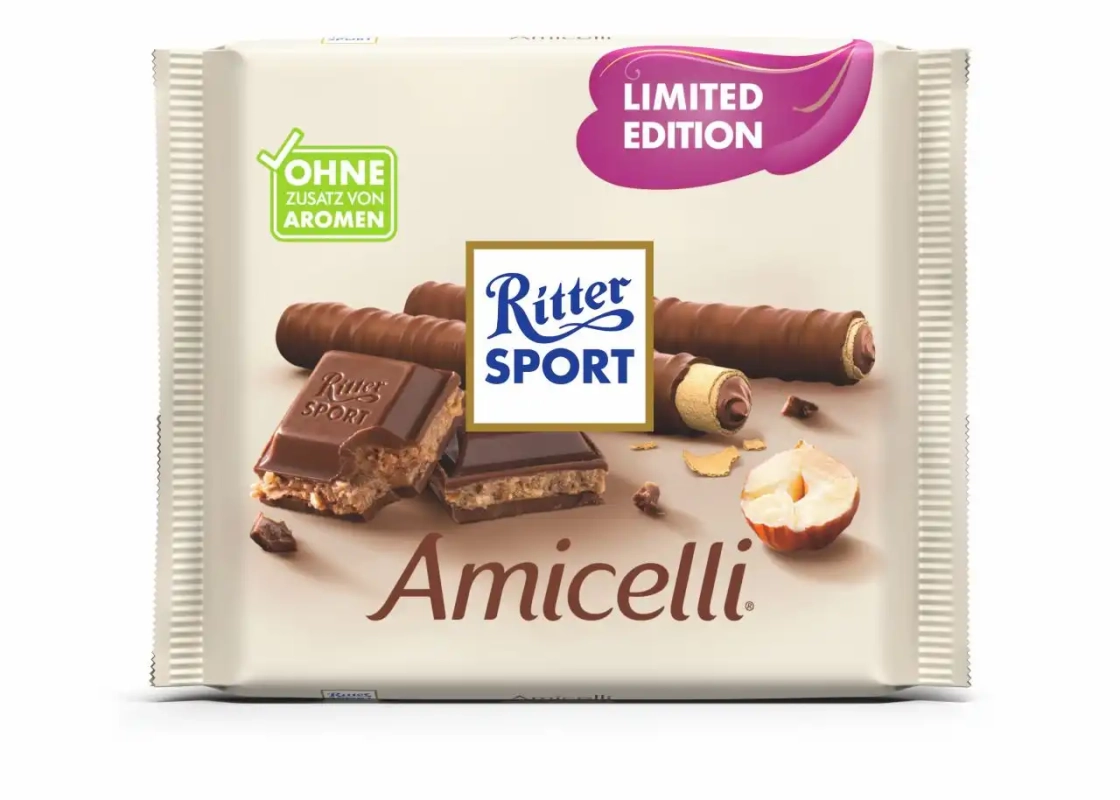 Шоколад RITTER SPORT Шоколад RITTER SPORT "Вафля и ореховый крем " 100 г