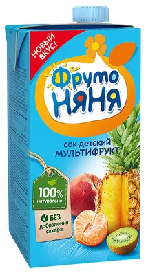 Сок ФРУТОНЯНЯ мультифрукт 0.5 л