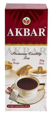 Чай черный AKBAR "Красно-белая серия" 25 &times; 2 г