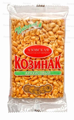 Козинак арахисовый 170 г АЗОВСКАЯ КОНДИТЕРСКАЯ ФАБРИКА