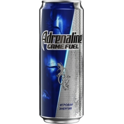 Напиток энергетический ADRENALINE Rush "Game Fuel" игровая энергия 0.5 л