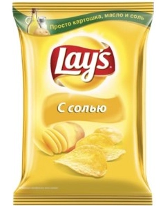 Чипсы LAY'S из натурального картофеля с солью 140 г