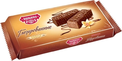 Вафли ЯШКИНО глазированные 200 г