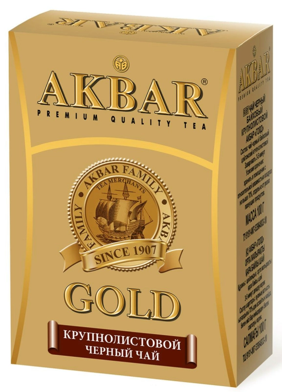 Чай черный AKBAR "Gold" 100 г