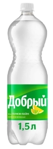 Напиток ДОБРЫЙ "Лимон-лайм" газированный 1,5 л