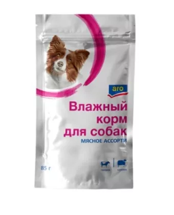 КОРМ ДЛЯ СОБ ARO МЯСНОЕ АССОРТИ 85 г