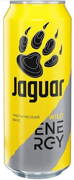 Напиток энергетический JAGUAR Напиток энергетический JAGUAR "Wild" 0.5 мл