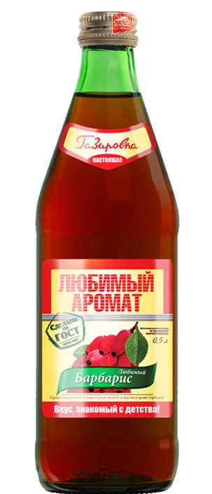 Напиток ЛЮБИМЫЙ АРОМАТ "Барбарис" 0.45 л