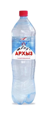 Вода минеральная ЛЕГЕНДА ГОР "Архыз" газированная 1.5 л