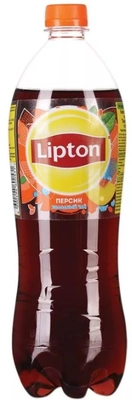 Холодный чай LIPTON черный персик 1 л