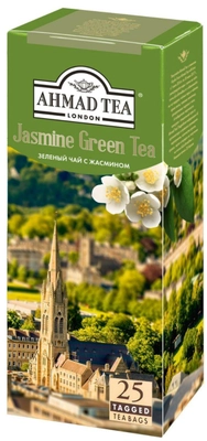 Чай зеленый AHMAD TEA "Jasmine Green Tea" 25х2г