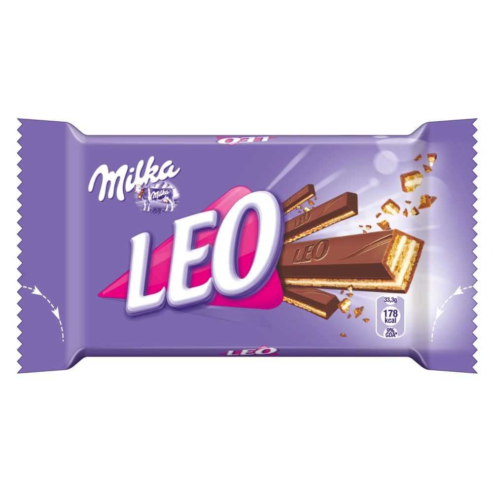 Вафли MILKA "Leo" шоколадные 33,3 г