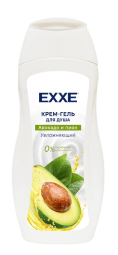 Крем-гель для душа EXXE "Авокадо и пион" увлажняющий 400 мл
