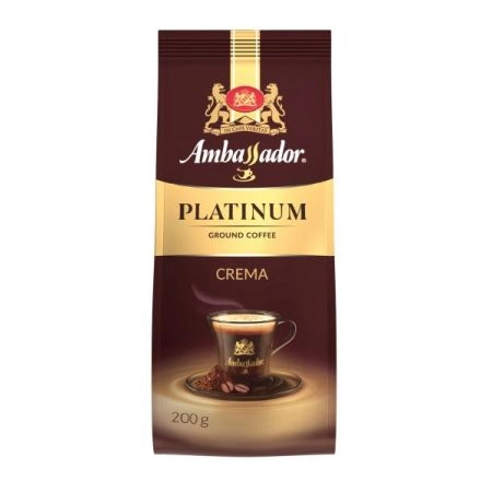 Кофе молотый AMBASSADOR "Platinum Crema" 200 г