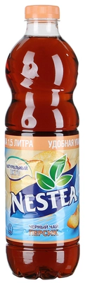 Холодный чай LIPTON чёрный персик 1.5 л