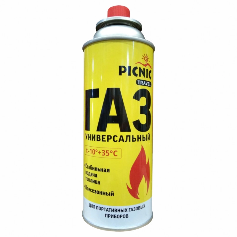 Газ PICNIC универсальный для портативных газовых приборов 520 см&sup3;