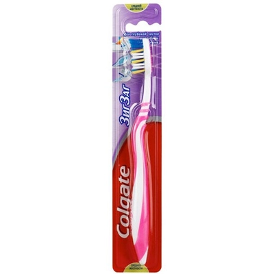 Зубная щетка Colgate ЗигЗаг средняя уп.1