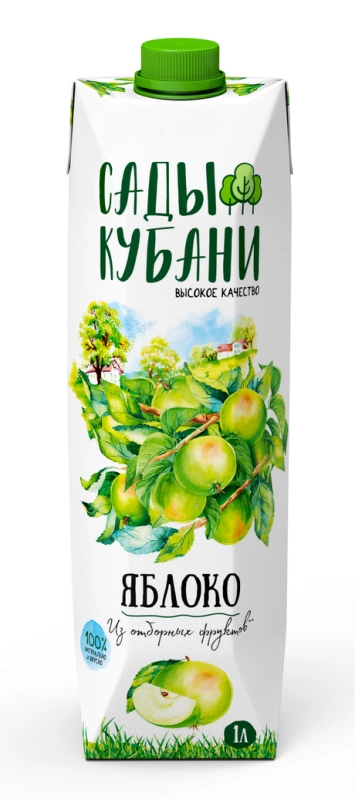 Нектар САДЫ КУБАНИ яблоко 1 л