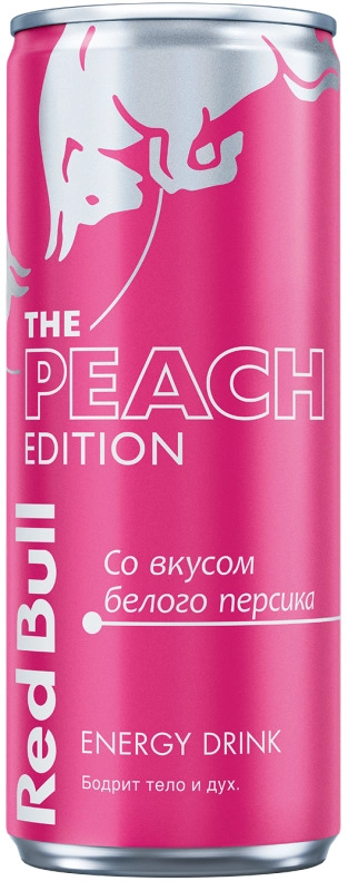 Напиток энергетический RED BULL The Peach Edition 0.25 л